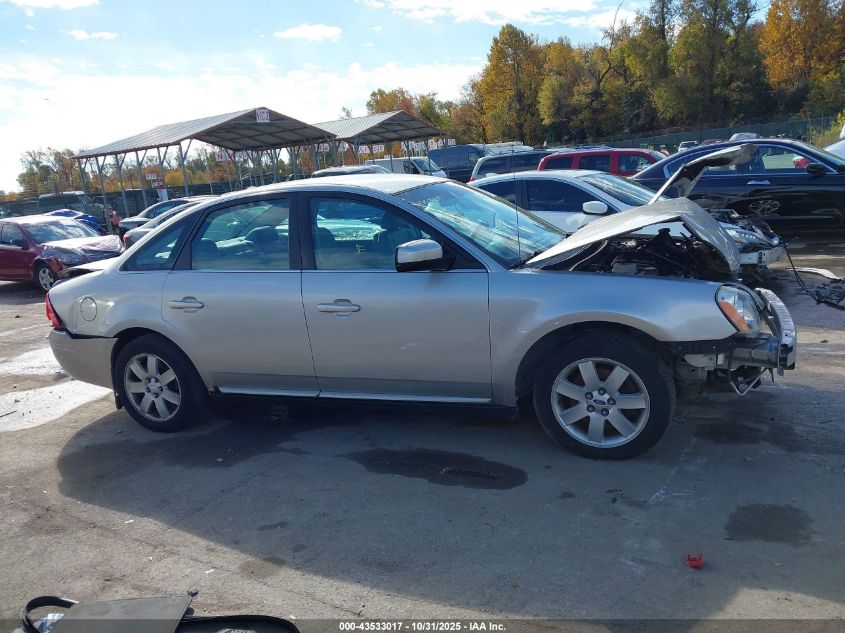 2007 Ford Five Hundred Sel VIN: 1FAHP24117G140787 Lot: 43533017