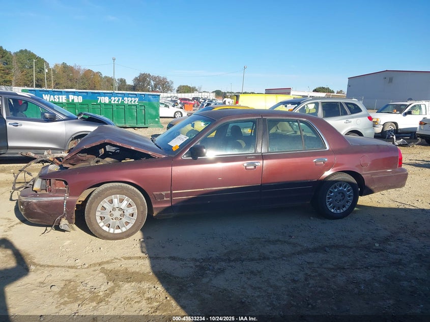 2003 Mercury Grand Marquis Gs VIN: 2MEFM74W03X639764 Lot: 43533234