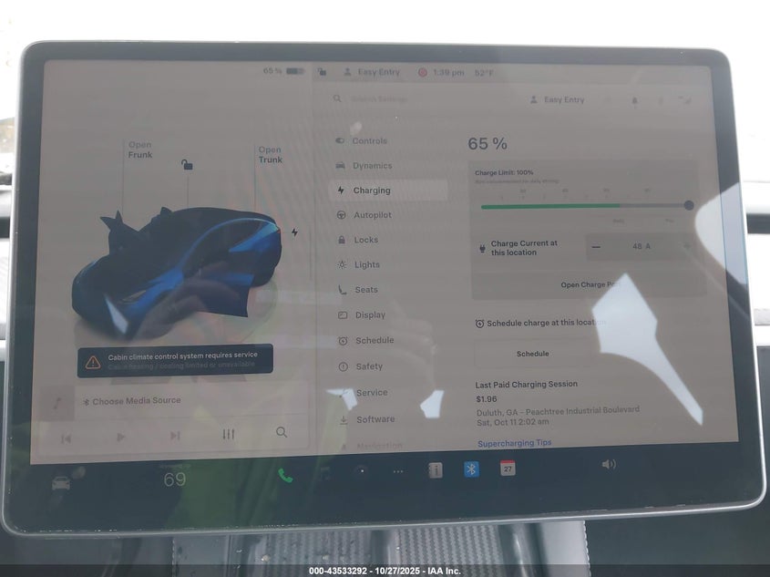 2024 Tesla Model Y Performance Dual Motor All-Wheel Drive VIN: 7SAYGDEF9RA274802 Lot: 43533292