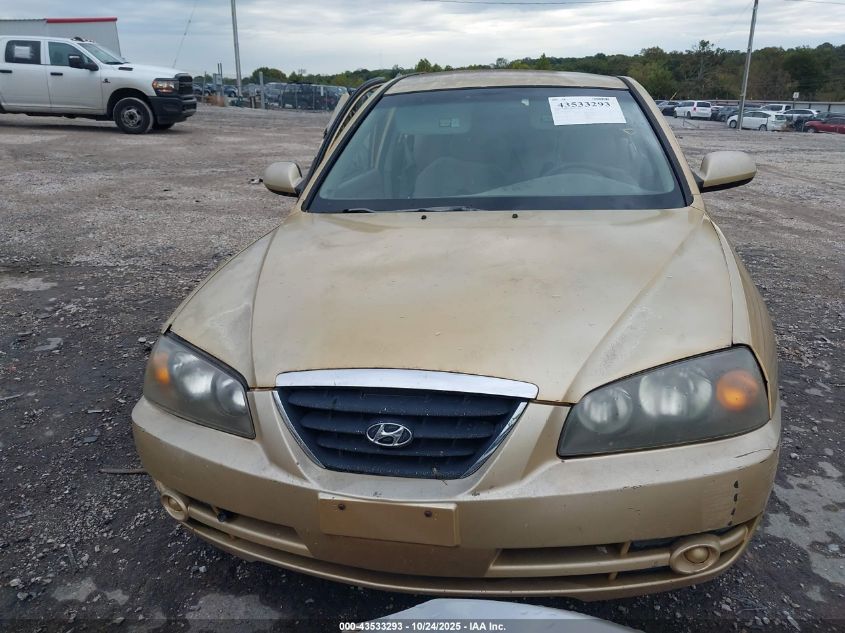 2004 Hyundai Elantra Gls/Gt VIN: KMHDN46D64U725536 Lot: 43533293