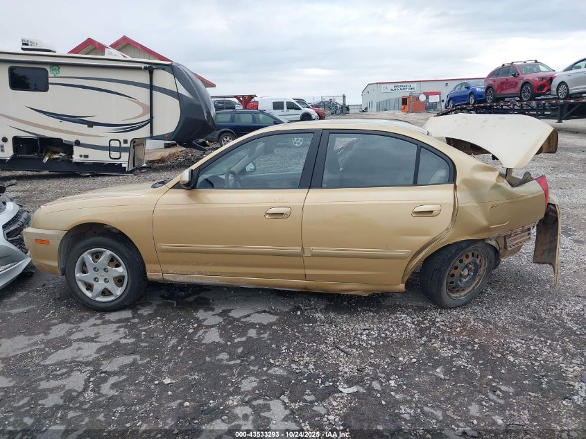 2004 Hyundai Elantra Gls/Gt VIN: KMHDN46D64U725536 Lot: 43533293