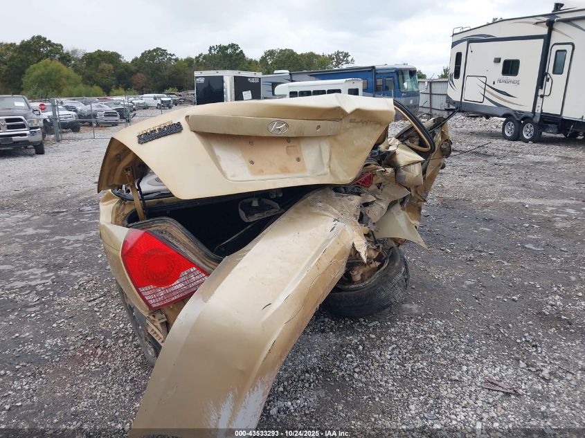 2004 Hyundai Elantra Gls/Gt VIN: KMHDN46D64U725536 Lot: 43533293