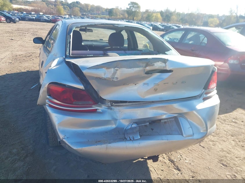 2004 Dodge Stratus Se VIN: 1B3EL36T84N343522 Lot: 43533299