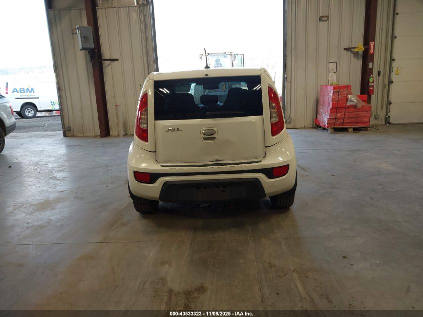 2013 Kia Soul + VIN: KNDJT2A6XD7556288 Lot: 43533323