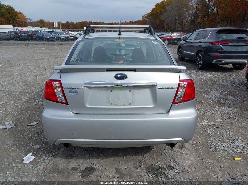 2008 Subaru Impreza 2.5I VIN: JF1GE61668G506401 Lot: 43533333