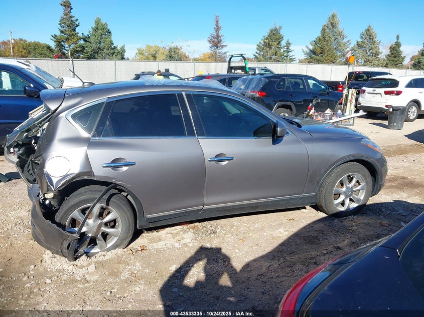 2008 Infiniti Ex35 Journey VIN: JNKAJ09E18M302092 Lot: 43533335
