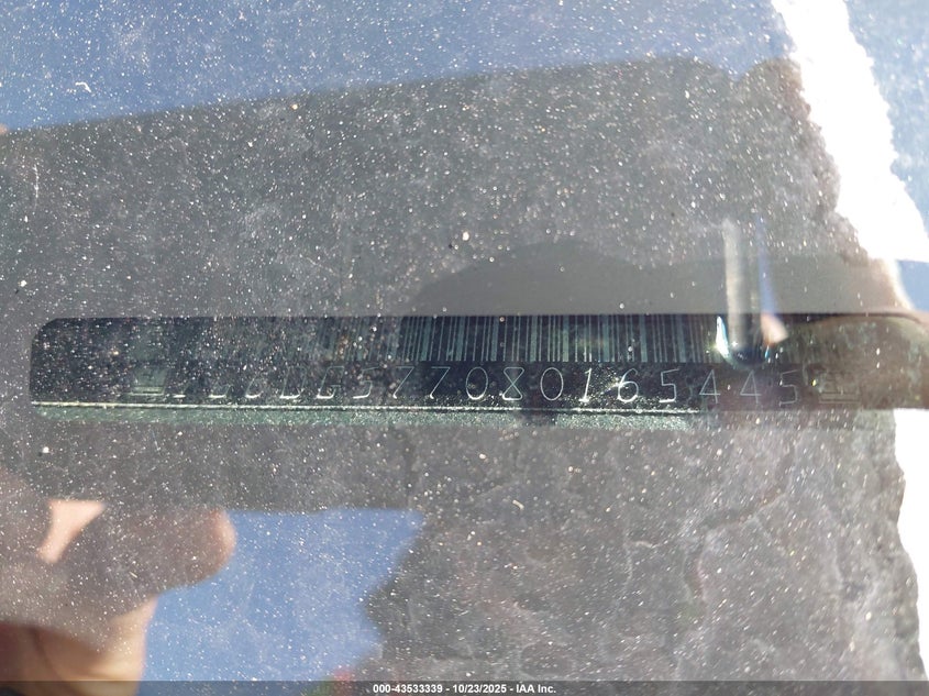 2008 Cadillac Cts Standard VIN: 1G6DG577080165445 Lot: 43533339