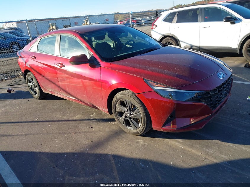 2023 HYUNDAI ELANTRA HYBRID BLUE - KMHLM4AJ8PU077522