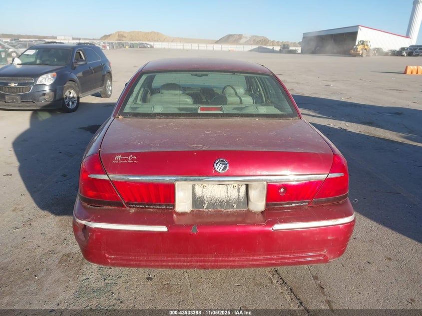 2000 Mercury Grand Marquis Ls VIN: 2MEFM75W2YX635317 Lot: 43533398