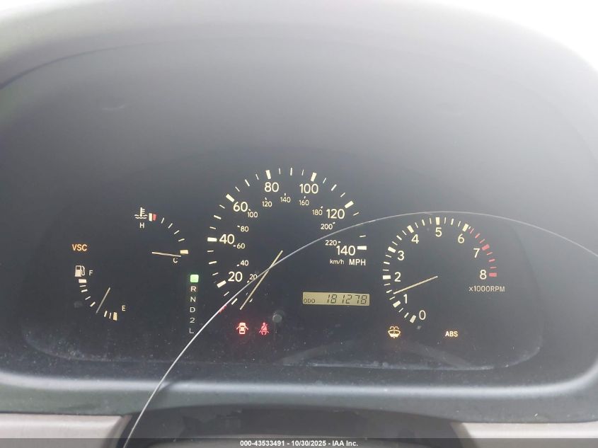 2003 Lexus Rx 300 VIN: JTJHF10U730308987 Lot: 43533491