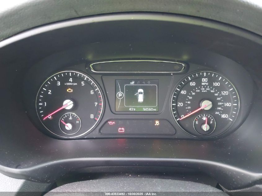 2018 Kia Sorento 2.4L Lx VIN: 5XYPG4A37JG357276 Lot: 43533492