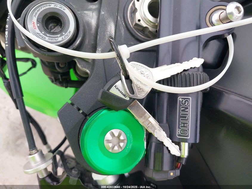 2018 Kawasaki Zx1000 R VIN: JKAZXCR16JA007282 Lot: 43533640