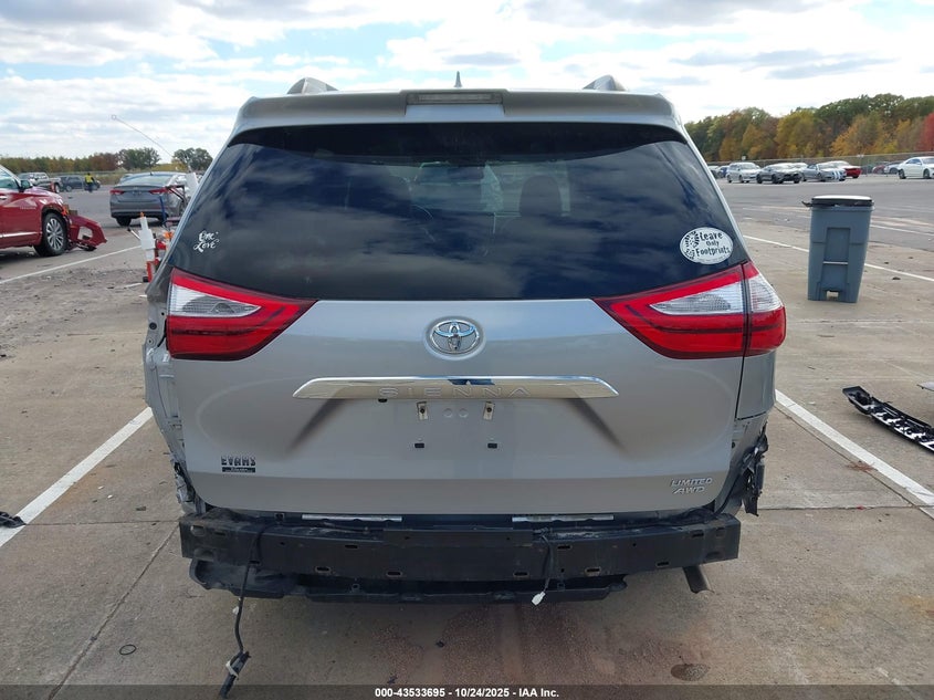 2018 TOYOTA SIENNA LIMITED PREMIUM 7 PASSENGER 5TDDZ3DC9JS208163