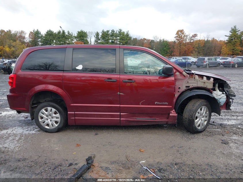 2019 Dodge Grand Caravan Se VIN: 2C7WDGBG1KR607165 Lot: 43533778