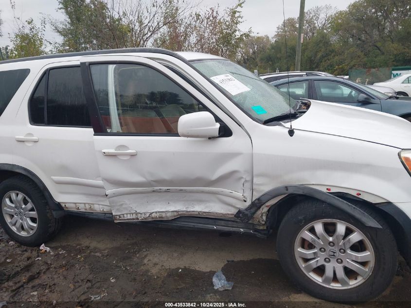 2005 Honda Cr-V Se VIN: JHLRD78935C006150 Lot: 43533842