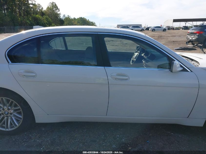 2004 BMW 745Li VIN: WBAGN63544DS54493 Lot: 43533844