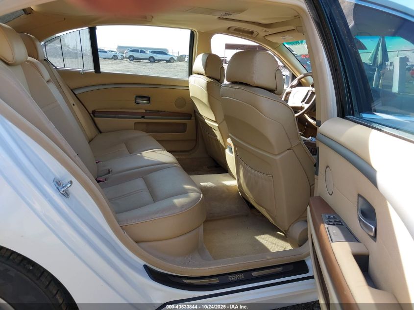 2004 BMW 745Li VIN: WBAGN63544DS54493 Lot: 43533844