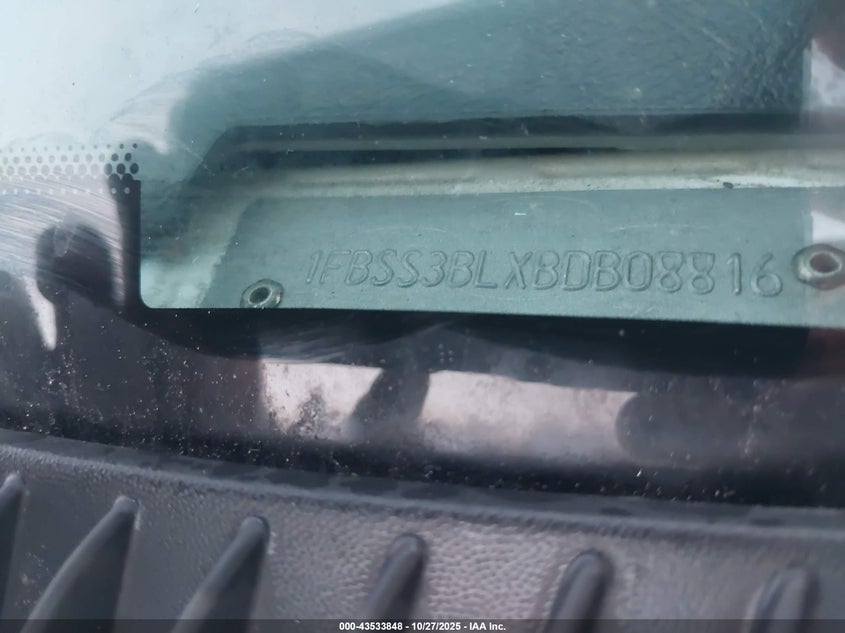 2011 Ford E-350 Super Duty Xlt VIN: 1FBSS3BLXBDB08816 Lot: 43533848
