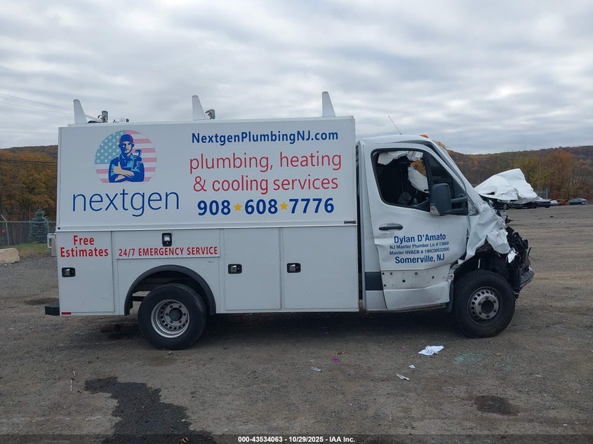 2019 Mercedes-Benz Sprinter 3500Xd Standard Roof V6 VIN: WDAPF3CD9KN031253 Lot: 43534063