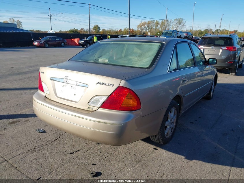 4T1BF28B0YU024467 2000 TOYOTA AVALON photo no. 4