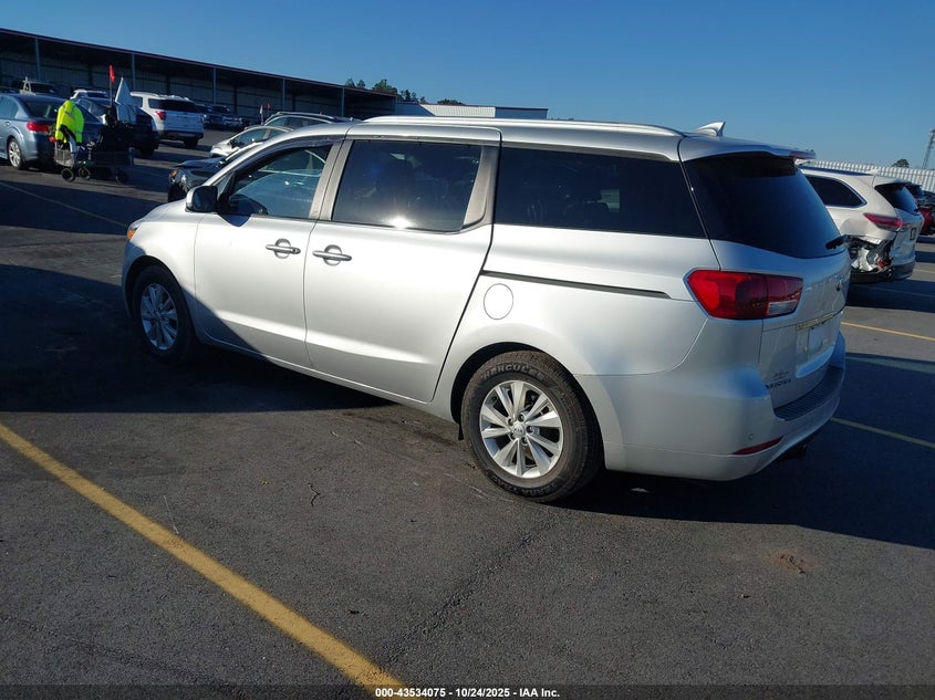 2016 KIA SEDONA LX KNDMB5C10G6198051
