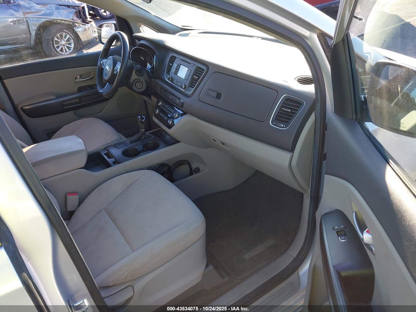 2016 KIA SEDONA LX KNDMB5C10G6198051