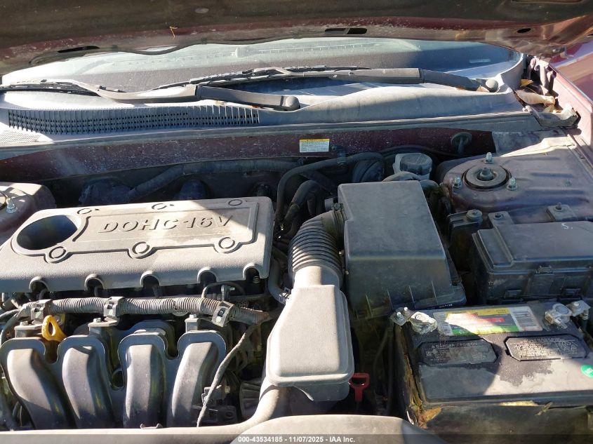 2009 Hyundai Sonata Gls VIN: 5NPET46C89H516547 Lot: 43534185