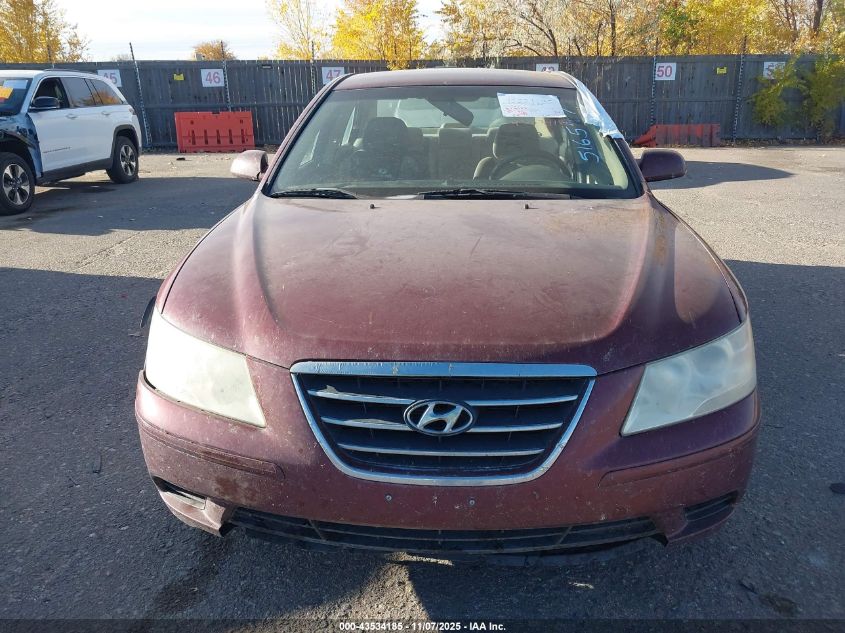 2009 Hyundai Sonata Gls VIN: 5NPET46C89H516547 Lot: 43534185