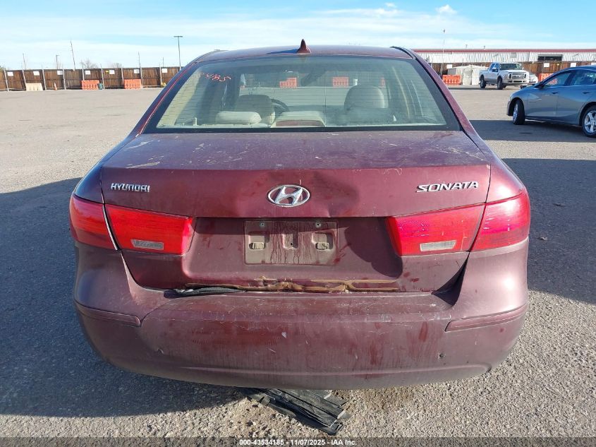 2009 Hyundai Sonata Gls VIN: 5NPET46C89H516547 Lot: 43534185