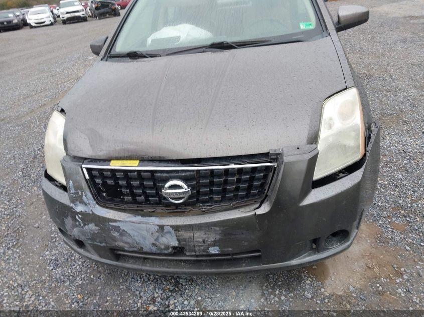 2008 Nissan Sentra 2.0Sl VIN: 3N1AB61E08L733999 Lot: 43534269