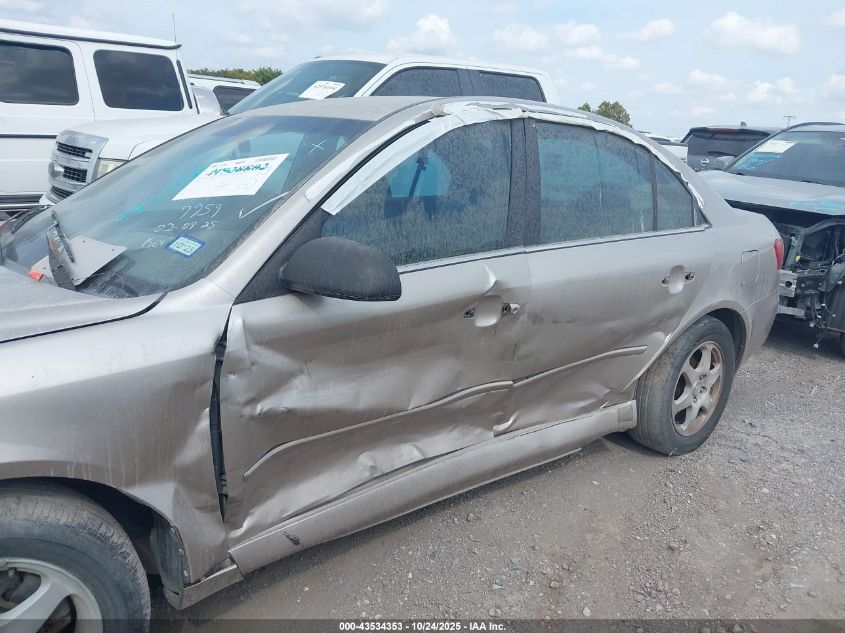 2006 Hyundai Sonata Gls V6/Lx V6 VIN: 5NPEU46F76H117759 Lot: 43534353