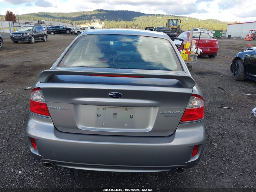 2008 Subaru Legacy 2.5I VIN: 4S3BL616087226080 Lot: 43534416