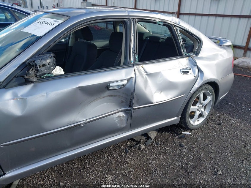 2008 Subaru Legacy 2.5I VIN: 4S3BL616087226080 Lot: 43534416