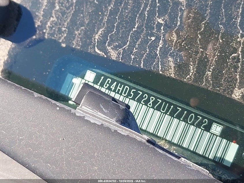 2007 Buick Lucerne Cxl VIN: 1G4HD57267U173435 Lot: 43534783