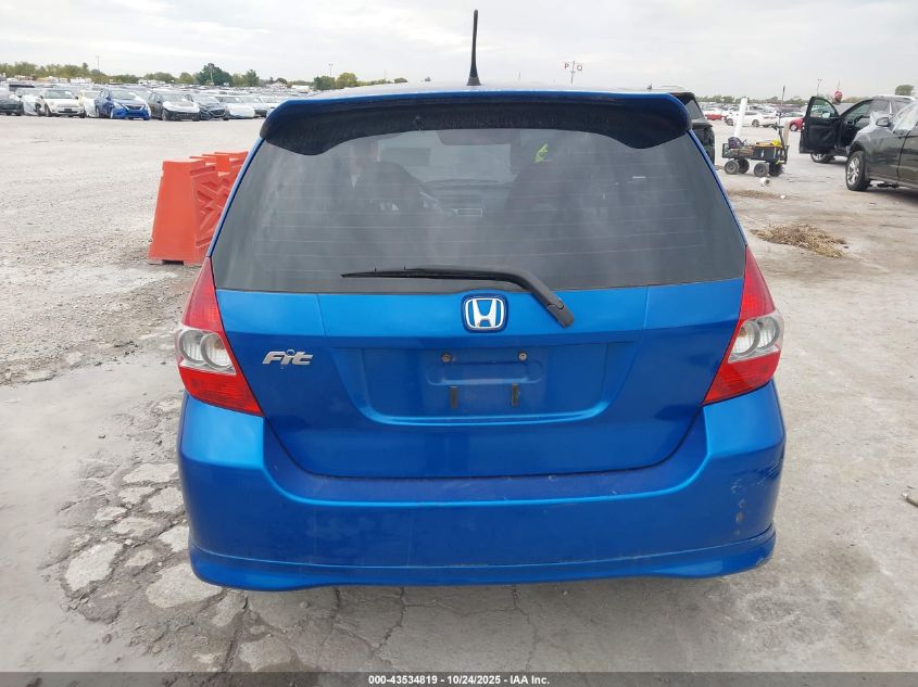 2008 Honda Fit Sport VIN: JHMGD37658S000475 Lot: 43534819
