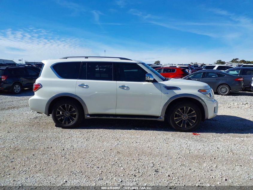 2018 Nissan Armada Platinum VIN: JN8AY2NF3J9331470 Lot: 43534867