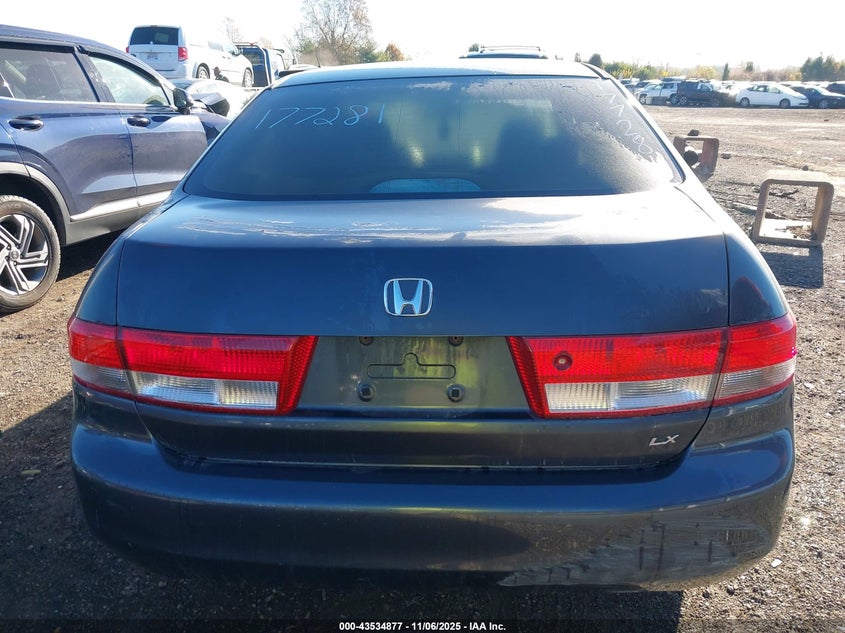 2004 Honda Accord 2.4 Lx VIN: 1HGCM56434A177281 Lot: 43534877