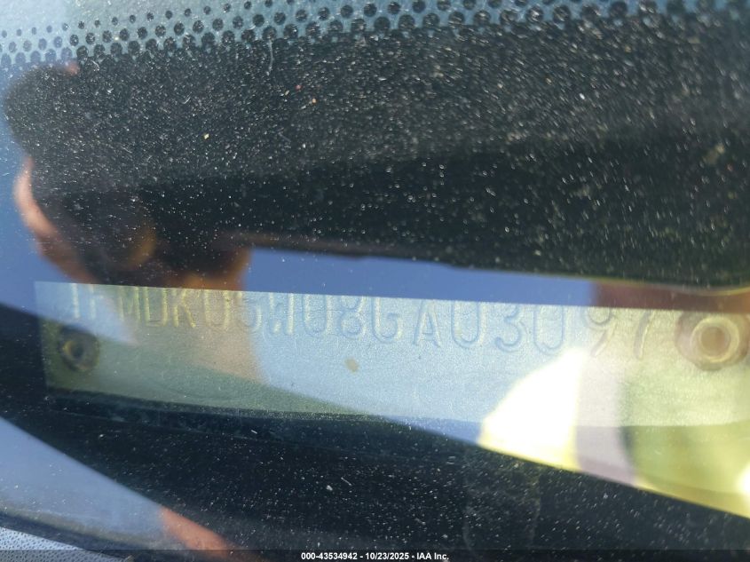 2008 Ford Taurus X Sel VIN: 1FMDK05W08GA03097 Lot: 43534942