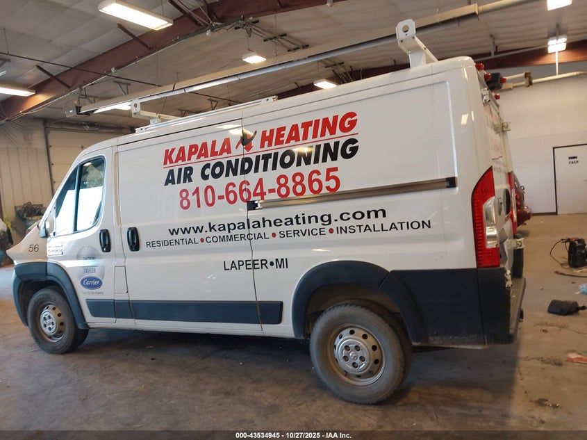 2020 Ram Promaster 1500 Low Roof 136 Wb VIN: 3C6TRVAG3LE135617 Lot: 43534945