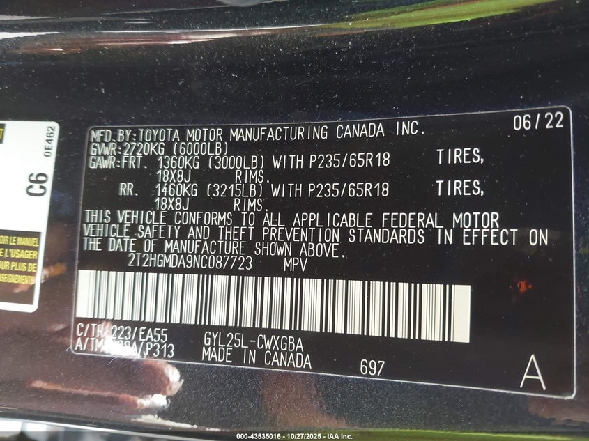 2022 LEXUS RX 450H - 2T2HGMDA9NC087723