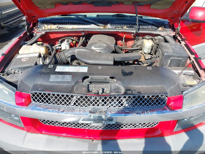 2002 Chevrolet Avalanche 1500 VIN: 3GNEK13T42G100264 Lot: 43535080