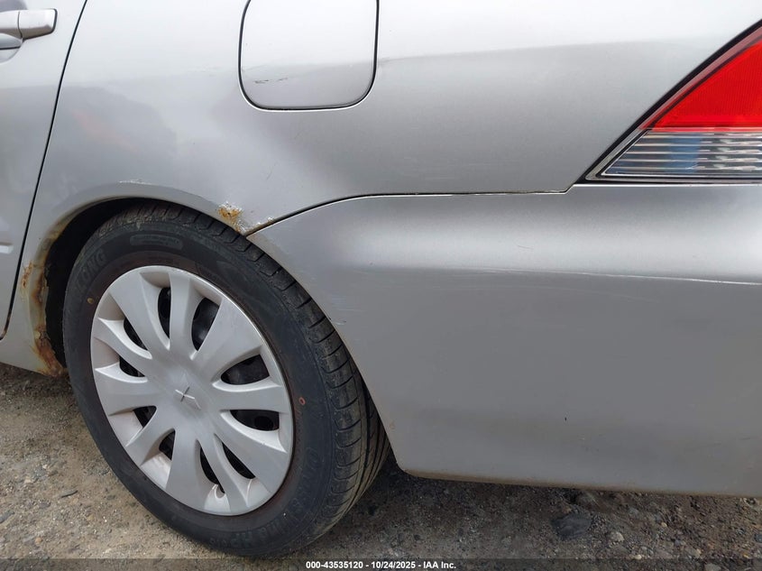 2006 Mitsubishi Lancer Es/Se VIN: JA3AJ26E26U072222 Lot: 43535120