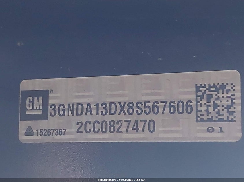 2008 Chevrolet Hhr Ls VIN: 3GNDA13DX8S567606 Lot: 43535127