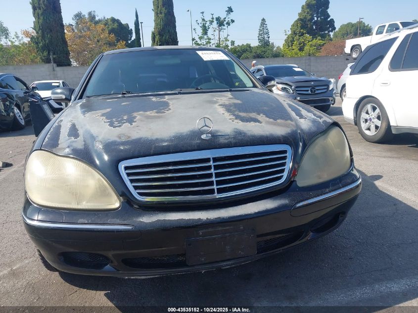 2000 Mercedes-Benz S 500 VIN: WDBNG75J2YA050866 Lot: 43535152