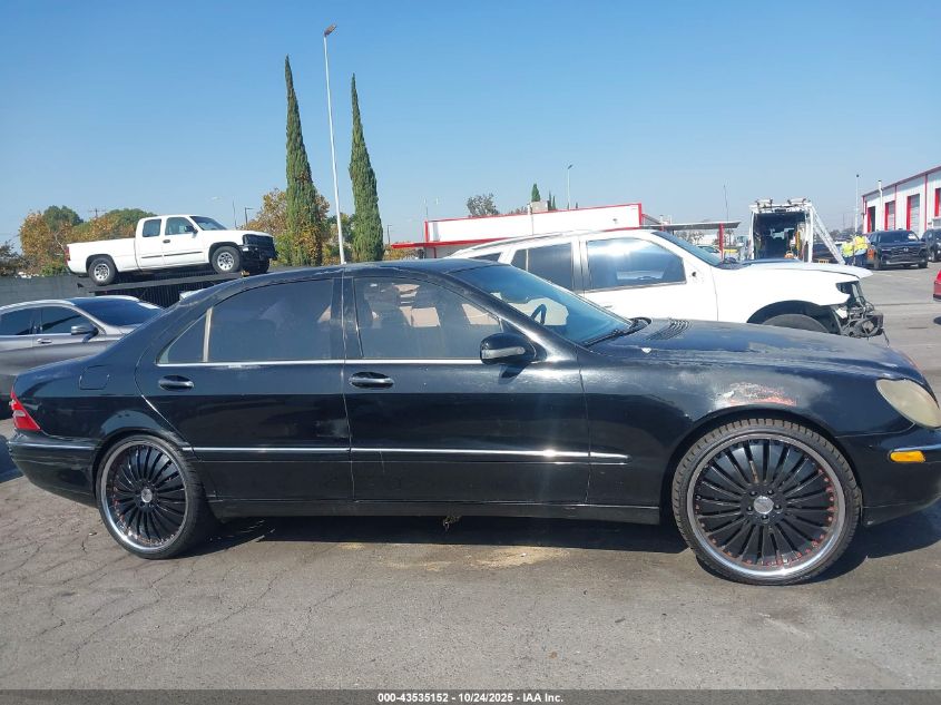 2000 Mercedes-Benz S 500 VIN: WDBNG75J2YA050866 Lot: 43535152