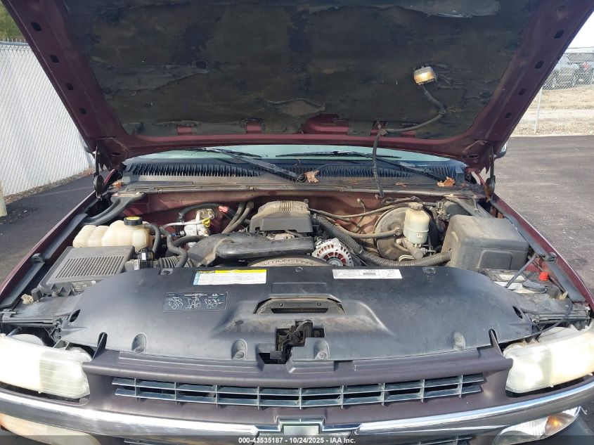 1999 Chevrolet Silverado 1500 Ls VIN: 2GCEC19T0X1213156 Lot: 43535187