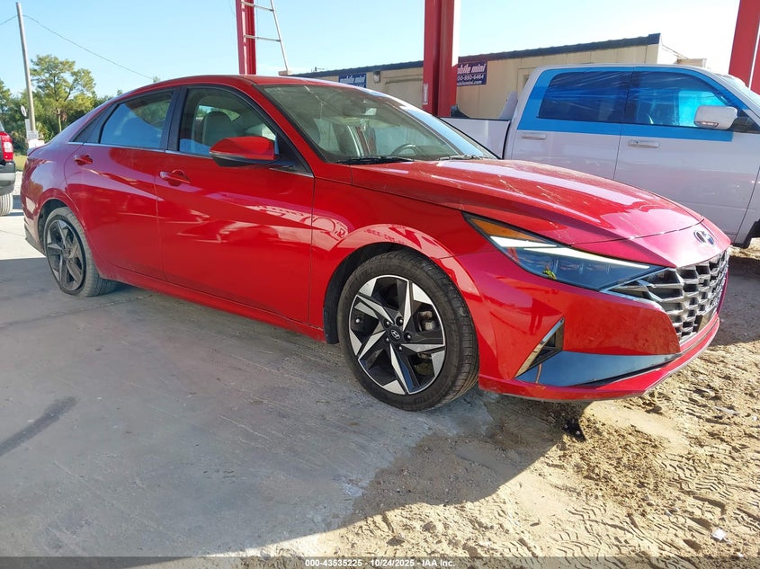 2021 HYUNDAI ELANTRA LIMITED - 5NPLP4AG9MH036628