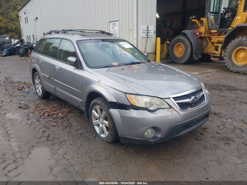 2008 Subaru Outback 2.5I Limited/2.5I Limited L.l. Bean Edition VIN: 4S4BP62C987306644 Lot: 43535268
