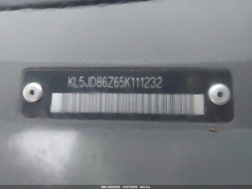 2005 Suzuki Forenza S VIN: KL5JD86Z65K111232 Lot: 43535330