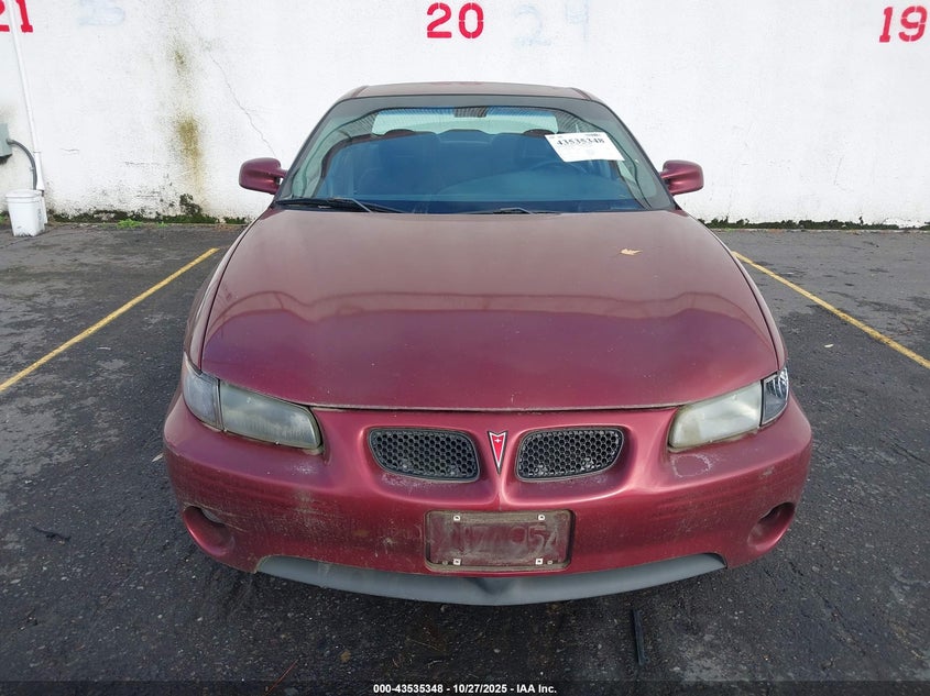 2003 Pontiac Grand Prix Gt VIN: 1G2WP52K43F117068 Lot: 43535348